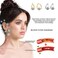 MIFYNN Lymphatic Earrings Halolux Lymphvity Germanium Earrings Gold and Silver Hoops Sparkle CZ Hoop Earrings for Women goldsilver