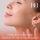 MINDDHA 14K Yellow Gold Plated Teardrop Huggie Hoop Earrings for Women 925 Sterling Silver Post Teardrop Hoops Thick Elegant Hoop Earrings 20mm x 10mm
