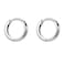 NC Minimalist Tiny Small Hoop Earrings for Women 925 Sterling Silver Golden Polished Mini Huggie Hoops Cartilage Cuff Helix Thin Wrap Simple Jewelry 20g8mm Silver