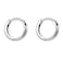 NC Minimalist Tiny Small Hoop Earrings for Women 925 Sterling Silver Golden Polished Mini Huggie Hoops Cartilage Cuff Helix Thin Wrap Simple Jewelry 20g8mm Silver