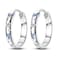 NARMO 925 Sterling Silver Hoop Earrings Butterfly Hoop Earrings for Women
