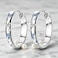 NARMO 925 Sterling Silver Hoop Earrings Butterfly Hoop Earrings for Women