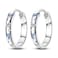 NARMO 925 Sterling Silver Hoop Earrings Butterfly Hoop Earrings for Women