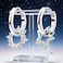NARMO 925 Sterling Silver Hoop Earrings for Women Moon and Star Sun Earrings