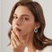 Parmuz 925 Sterling Silver Earrings Big Large Hoops for Women Lightweight Twisted Hoop Earrings With Cubic Zirconia Hypoallergenic Gift for Her