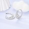 Parmuz 925 Sterling Silver Earrings Large Big Hoop Earrings Star Moon Butterfly Cubic Zirconia Thin Round Hoops for Women