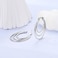 Parmuz 925 Sterling Silver Earrings Large Big Hoop Earrings Star Moon Butterfly Cubic Zirconia Thin Round Hoops for Women