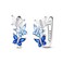 Parmuz 925 Sterling Silver Huggie Hoop Earrings Star Moon Butterfly Posts Thick Chunky Hoops for Women Small Tiny cuff Cubic Zirconia Snake Heart Earring