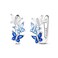 Parmuz 925 Sterling Silver Huggie Hoop Earrings Star Moon Butterfly Posts Thick Chunky Hoops for Women Small Tiny cuff Cubic Zirconia Snake Heart Earring