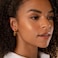 PAVOI 14K White Gold Hoop Earrings for Women 2mm Thick 30mm Infinity Hoops Gold Plated Loop Earrings Lightweight Set