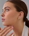 PAVOI 14K Yellow Gold Plated 925 Sterling Silver Posts 3 Pairs Hoop Earrings Set for Women Huggie Earring Pack