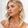 PAVOI 14K Yellow Gold Plated 925 Sterling Silver Womens Huggie Earrings Small Gold Hoop Earring CZ Huggie Earring Princess Cubic Zirconia