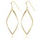 PAVOI 14K Yellow Gold Plated Infinity 925 Sterling Silver Post Hoop Earrings for Women