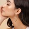 PAVOI 14K Yellow Gold Plated Infinity 925 Sterling Silver Post Hoop Earrings for Women