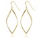 PAVOI 14K Yellow Gold Plated Infinity 925 Sterling Silver Post Hoop Earrings for Women