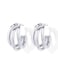 PAVOI Gold Hoop Earrings for Women Rhodium Plated Chunky Triple Split Loop Huggie Earrings Hypoallergenic Statement Jewelry Trendy Multi Hoop Design