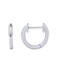 PAVOI Small Gold Hoop Earrings for Women Rhodium Plated Huggies