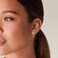 PAVOI Small Gold Hoop Earrings for Women Rhodium Plated Huggies