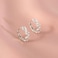 TGDSV Pearl Chunky Gold Hoop Earrings For Women Trendy Sterling Silver Twisted Hoop Earrings