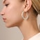 Senteria Silver Hoop Earrings for Women 925 Sterling Silver Hoops Earrings Hypoallergenic Lightweight Large Silver Hoop Earrings Thick Twisted Hoops