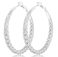 Senteria Silver Hoop Earrings for Women 925 Sterling Silver Hoops Earrings Hypoallergenic Lightweight Large Silver Hoop Earrings Thick Twisted Hoops