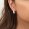 ALEXCRAFT Silver Earrings Small Chunky Silver Earrings for Women Trendy Small Hoop Earrings Silver Hypoallergenic Small Thick Huggie Hoops Earing
