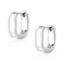 ALEXCRAFT Silver Earrings Small Chunky Silver Hoop Earrings for Women Trendy Hypoallergenic Small Thick Huggie Hoops Earring