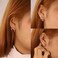 ALEXCRAFT Small Silver Hoop Earrings for Women Hypoallergenic Small Huggie Hoops Earrings Set Twisted Huggies Earing
