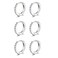 Dlihc Sterling Silver Small Hoop Earrings Tiny Cartilage Earring Cubic Zirconia Cuff Huggie Earrings Mini Hoops Earrings Piercing for Women 3 Pairs 8mm