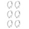 Dlihc Sterling Silver Small Hoop Earrings Tiny Cartilage Earring Cubic Zirconia Cuff Huggie Earrings Mini Hoops Earrings Piercing for Women 3 Pairs 8mm