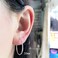 Izpack Thin Endless Hoop Earrings 14mm 16mm 18mm 20mm 20mm