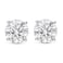 Houston Diamond 14K White Gold 10 Carat Round Shape LAB GROWN Diamond IGI Certified Stud Earrings for women 4 Prong Push Back EF Color VS2SI1 CLARITY