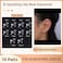 FriBasics 2mm Small Stud Earrings for Women Clear Cubic Zirconia Stud Earrings Silver Tiny CZ Earrings Hypoallergenic Surgical Stainless Steel
