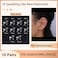 FriBasics 2mm Small Stud Earrings for Women Clear Cubic Zirconia Stud Earrings Silver Tiny CZ Earrings Hypoallergenic Surgical Stainless Steel
