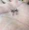 NewZenro 2mm Tiny Cubic Zirconia Ball Stud Earrings For Women Stainless Steel CZ Post Hypoallergenic 6Paris CZ