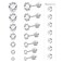 ONEBLOOMUNIVERSE 7 Pairs 20G Hypoallergenic Flat Back Earrings for Women Lightweight Silver Stainless Steel Stud Earrings Multiple Piercing Stack Screw Back Earrings for Sensitive Ears Everyday Jewelr