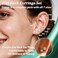 ONEBLOOMUNIVERSE 7 Pairs 20G Hypoallergenic Flat Back Earrings for Women Lightweight Silver Stainless Steel Stud Earrings Multiple Piercing Stack Screw Back Earrings for Sensitive Ears Everyday Jewelr