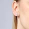 HANFLY 925 Sterling Silver Cross Stud Earrings Hypoallergenic Faith Earrings Polished Religious Jewelry Gift for Women Men