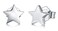 BORUO 925 Sterling Silver Stud Earrings BoRuo Star Stud Earrings