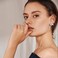 Spiritlele AB Rhinestone Drop Earring Sparkly Iridescent Wedding Earrings for Women Prom Party Faux Crystal Stud Earrings