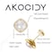 AKOCIDY GoldPlated Freshwater Cultured Pearl Stud Earrings Genuine Real Pearl Jewelry for Women