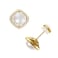 AKOCIDY GoldPlated Freshwater Cultured Pearl Stud Earrings Genuine Real Pearl Jewelry for Women