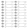 AOEDEJ AoedeJ 40 Pcs Colorful Earrings Cubic Zirconia Earrings Studs Hypoallergenic With Plastic Post For Women Multipack White 3mm