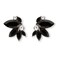 Spiritlele Black Rhinestone Earring Sparkly Faux Crystal Stud Earrings for Women Wedding Prom Party