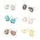Fuqimanman2020 Boho Turquoise Stud Earrings Blue Raw Gemstone Earrings for Women Boho Western Turquoise Jewelry Hypoallergenic Earrings Sensitive EarsPurple