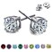 BQfife BQFIFE Small Stud Earrings for Women Sterling Silver 4mm Hypoallergenic