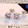 BQfife BQFIFE Small Stud Earrings for Women Sterling Silver 4mm Hypoallergenic