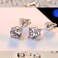 BQfife BQFIFE Small Stud Earrings for Women Sterling Silver 4mm Hypoallergenic