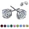 BQfife BQFIFE Small Stud Earrings for Women Sterling Silver 4mm Hypoallergenic