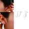 LARVOVUE Cute Music Note Earrings for Women Silver Asymmetrical Music Note Stud Earrings Silver